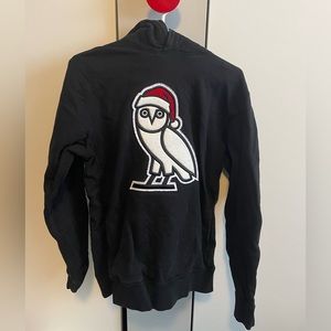 Black OVO hoodie.